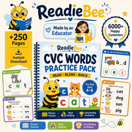 CVC Words Practice Pack