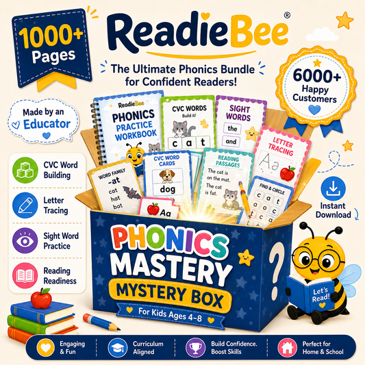 ReadieBee Phonics Mastery Mystery Box