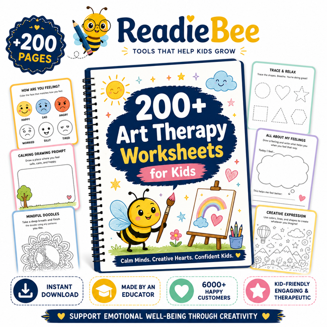 200+ Art Therapy Worksheets for Kids