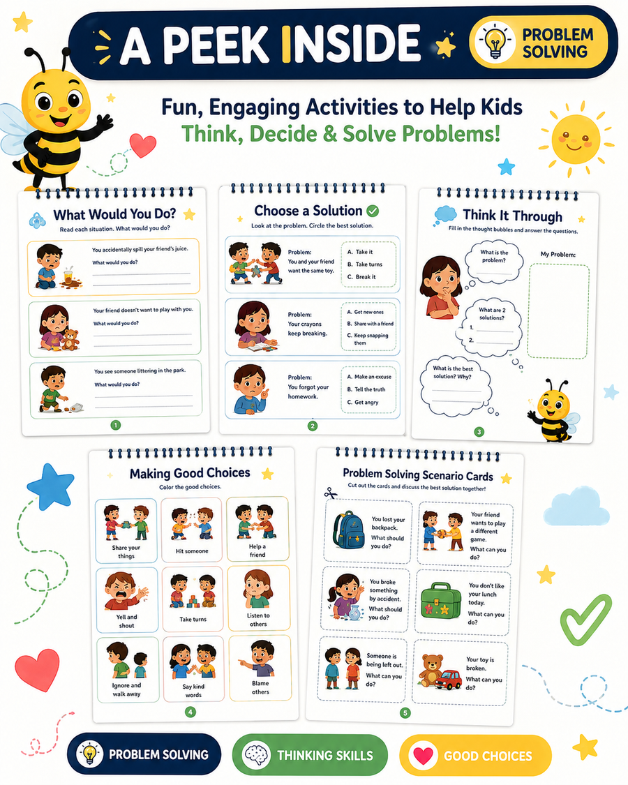 Kids Life Skills Printable Workbook